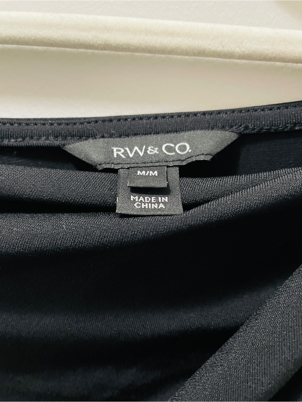 RW&CO. Black Draped Long-Sleeve Top - Picture 4 of 5